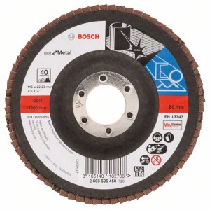 Lamellihiomalaikka  Bosch Best for Metal; 115 mm
