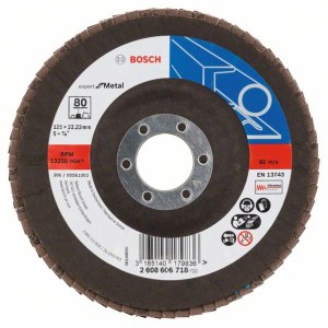 Lamellihiomalaikka  Bosch Expert for Metal; 125 mm