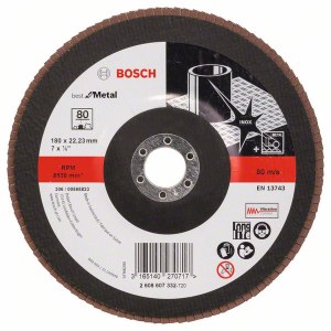 Lamellihiomalaikka  Bosch Best for Metal; 180 mm