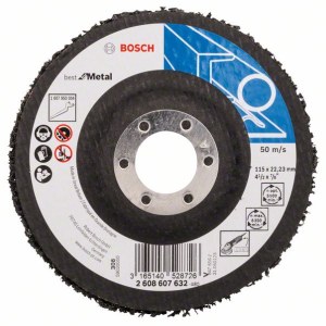 Puhdistuskarhunkieli Bosch Best for Metal; 115 mm; 1 kpl.
