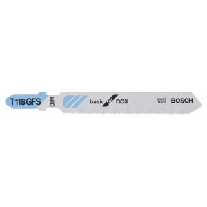 Pistosahanterä Bosch T 118 GFS; 3 kpl.