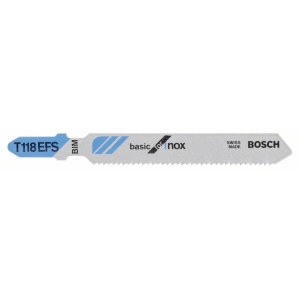 Pistosahanterä Bosch T 118 EFS; 3 kpl.
