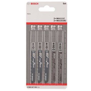 Pistosahanteräsetti Bosch 2608667854; 5 kpl.