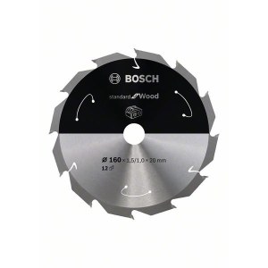 Katkaisuterä puulle Bosch Standard for Wood 2608837675; 160 mm
