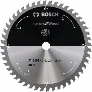Katkaisulaikka Bosch Standard for Wood 2608837701; 184x16 mm; Z48