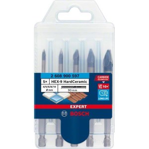 Poranteräsarja Bosch 2608900597; 4-10 mm; 5 kpl.
