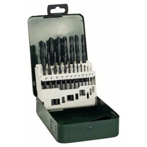 Metalliporanteräsarja Bosch HSS-G; 1-10 mm; 19 kpl.