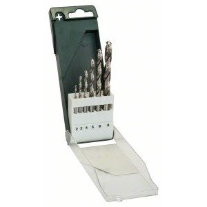 Poranteräsarja Bosch HSS-G 2609255060; 2-8 mm; 6 kpl.