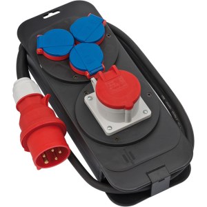 Virranjakaja-jatkojohto Brennenstuhl H07RN-F 5G1,5; 2 m; 5x1,5 mm²