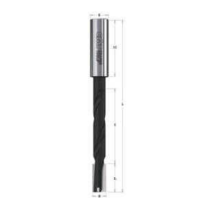 Porataltta puulle CMT 161.160.12; 12/95 mm; LH