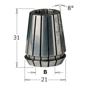 Holkki CMT ER20 184.020.20; 2 mm