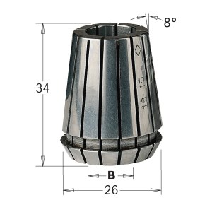 Holkki CMT ER25 184.100.25; 10 mm