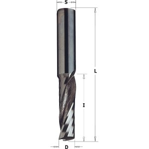 CNC-jyrsimen katkaisuterä CMT 198.001.11; S=1/4'' D=1/8''X1/2'' RH (right hand)