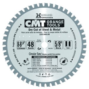 Katkaisulaikka metalli CMT 226; 210x2.2x15.87; Z48; 0°