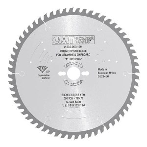 Katkaisuterä puulle CMT 237; 350x3,5x30; Z72; 15°