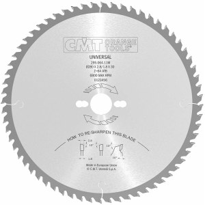 Katkaisuterä puulle CMT 295; 280x2.8x30; Z64; 10°