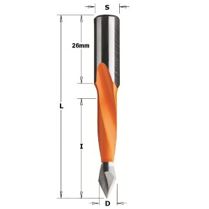 Puuporanterä CMT; S=10 mm; D=7 mm; I=35 mm