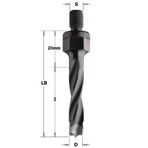 Puuporanterä CMT; S=M8 ; D=10x43