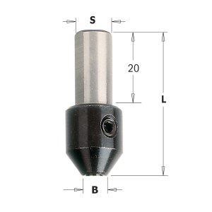 Adapteri CMT 364.030.00; D=3 mm; S=10X20 mm; L=38 mm