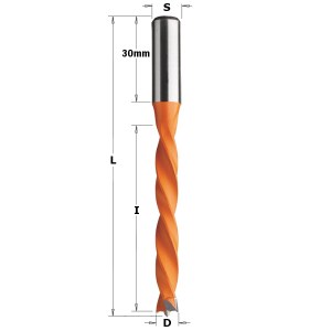 Puuporanterä CMT; S=10x30 mm; D=12x105 mm