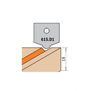 Profiiliveitset leikkuupäihin CMT 615.D1; 1 kpl.