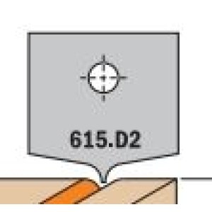 Profiiliveitset leikkuupäihin CMT 615.D2; 1 kpl.