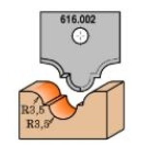Profiiliveitset leikkuupäihin CMT 665.002; 1 kpl.