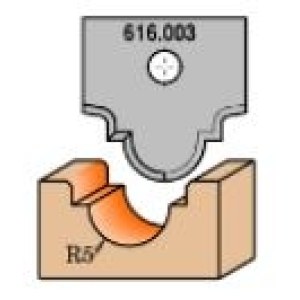 Profiiliveitset leikkuupäihin CMT 665.003; 1 kpl.