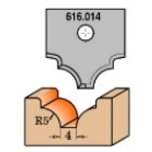Profiiliveitset leikkuupäihin CMT 665.014; 1 kpl.