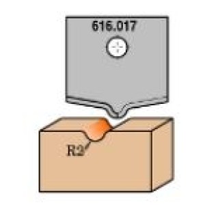 Profiiliveitset leikkuupäihin CMT 665.017; 1 kpl.
