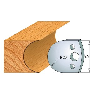 Rajoittimet profiiliveitsille CMT 691.131; 2 kpl.