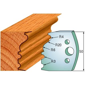 Rajoittimet profiiliveitsille CMT 691.513; 2 kpl.