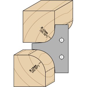 Profiiliveitset leikkuupäihin CMT 695.004.12; 2 kpl.