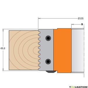 Profiiliveitset leikkuupäihin CMT 695.008.01; 2 kpl.