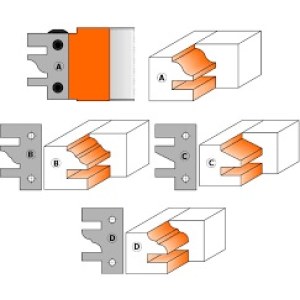 Profiiliveitset leikkuupäihin CMT 695.014B; 2 kpl.