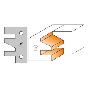 Profiiliveitset leikkuupäihin CMT 695.014C; 2 kpl.