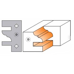 Profiiliveitset leikkuupäihin CMT 695.014D; 2 kpl.