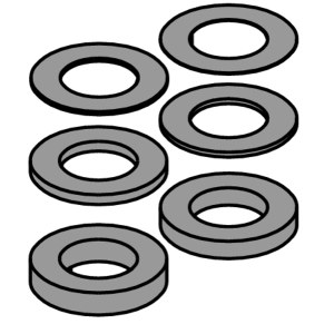 SPACER RING KIT Ø60X33X40  FOR CUTTER HEAD 694.005.40