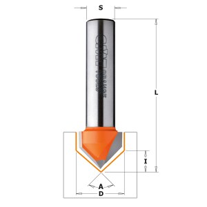 V-urajyrsin CMT; S=6 mm; D=12,7 mm