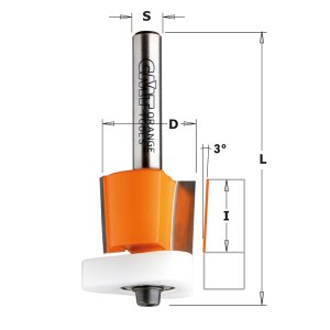 Kopiojyrsin CMT; S=1/2''; D=19 mm; laakereilla