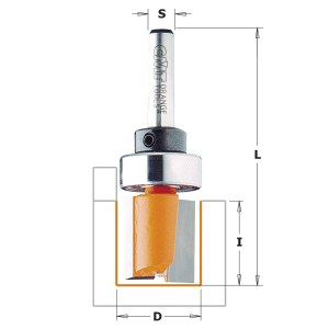 Urajyrsin CMT; S=1/4''; D=15,8 mm; laakereilla