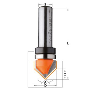 V-urajyrsin CMT; S=1/2''; D=19 mm; laakereilla