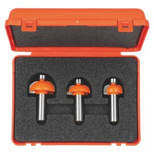 Jyrsinteräsarja  CMT cove; 1/2'' (12,7 mm); 3 osat
