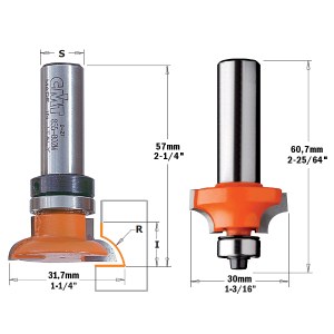 Jyrsin CMT 855.802.11; 31,7/12 mm; 2 kpl.