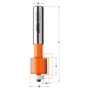 Urajyrsin pohjaterän kanssa CMT; S=12 mm; D=22,2 mm