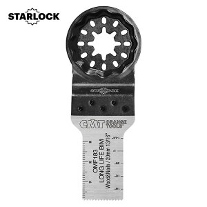 Upotussahanterä CMT OMF183 Wood & Nails Long Life; BiM; 20 mm; 1 kpl.
