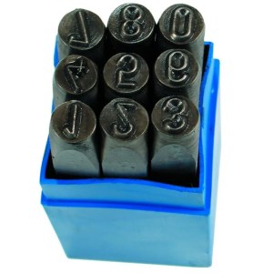 Numeromestisarja Condor Werkzeug C0051/5; 5 mm; 9 kpl.