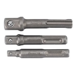 Sovitinsarja Condor Werkzeug C4702; 1/4''; 3/8''; 1/2''; 3 kpl.