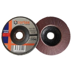 Lamellihiomalaikka  Cortex 14009; 125x22,2 mm; P120