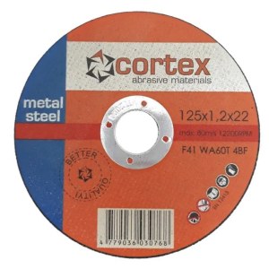 Hiova katkaisulaikka Cortex 14096; 125x1,2x22 mm